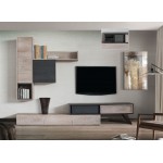 Η σύνθεση σαλονιού Glamour τοποθετημένη σε minimal καθιστικό, αναδεικνύοντας τον industrial χαρακτήρα της και τον συνδυασμό της με μοντέρνα έργα τέχνης και διακοσμητικά. (Thumb 2)