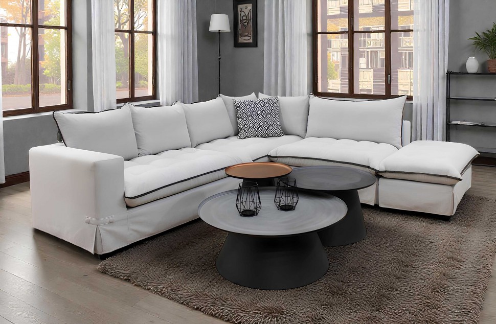 Tango Corner Sofa σε μεγάλη γωνία, σε μοντέρνο σαλόνι. (Preview 2)