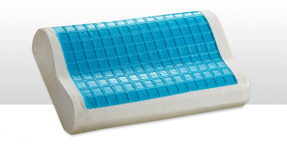 Μαξιλάρι Cool Gel Memory Anatomic Lineastrom Μέτριο (35 x 60 x 9/11cm) (Preview 2)