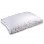 272 Μαξιλάρι Percale 100% Cotton Down Proof Δίγαζο Piping με φάσα Μέτριο 50 x 70cm (Thumb 1)