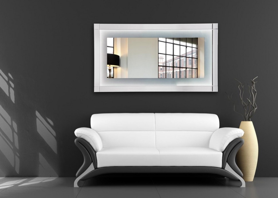 Γυάλινος Φωτιζόμενος Καθρέφτης J40 160 x 83hcm (Preview 2)
