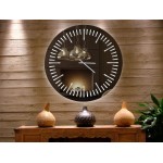 Γυάλινος Φωτιζόμενος Καθρέφτης Ρολόι N40 Φ104cm (Thumb 2)