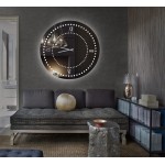 Γυάλινος Φωτιζόμενος Καθρέφτης Ρολόι N50 Φ104cm (Thumb 3)