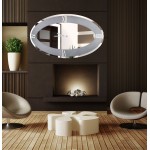 Γυάλινος Καθρέφτης Ρολόι Μ120 160 x 80hcm (Thumb 2)