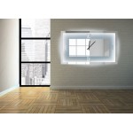 Γυάλινος Καθρέφτης Ρολόι Μ10 120x 80hcm (Thumb 2)
