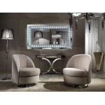 Γυάλινος Φωτιζόμενος Καθρέφτης D140 158 x 83hcm (Thumb 2)