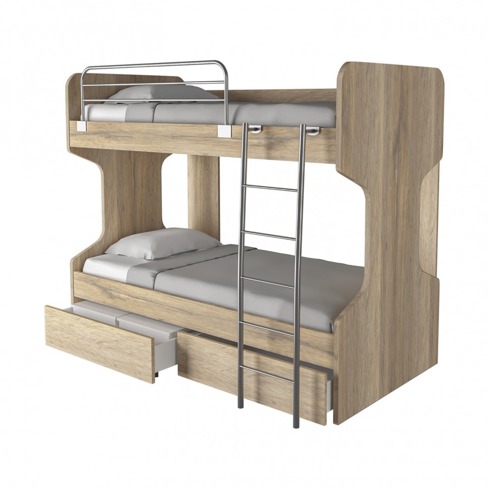 Κουκέτα Top για στρώμα 90x190cm με συρτάρια αποθήκευσης 02.00002 (Preview 4)
