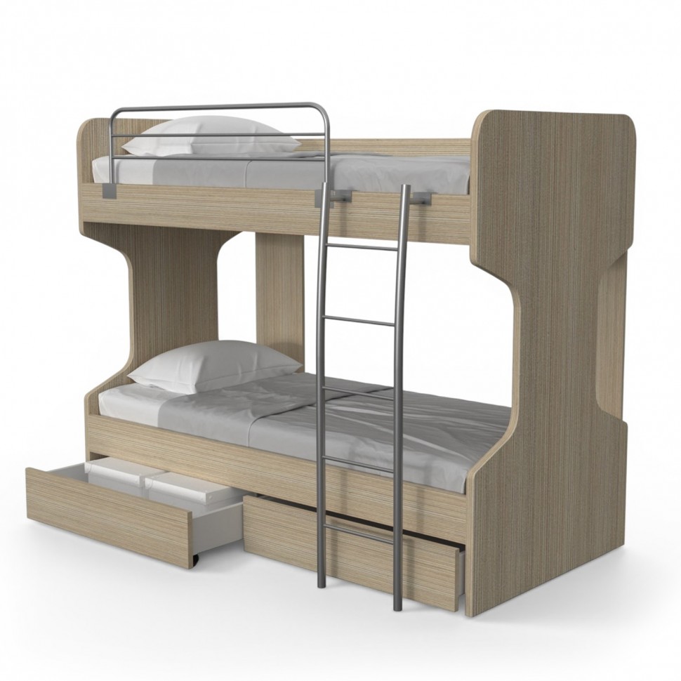 Κουκέτα Top για στρώμα 90x190cm με συρτάρια αποθήκευσης 02.00002 (Preview 1)