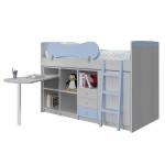 Κουκέτα Magic για στρώμα 90x190cm με σταθερό γραφείο και αποθηκευτικούς χώρους 02.00018 (Thumb 6)