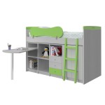Κουκέτα Magic για στρώμα 90x190cm με σταθερό γραφείο και αποθηκευτικούς χώρους 02.00018 (Thumb 4)