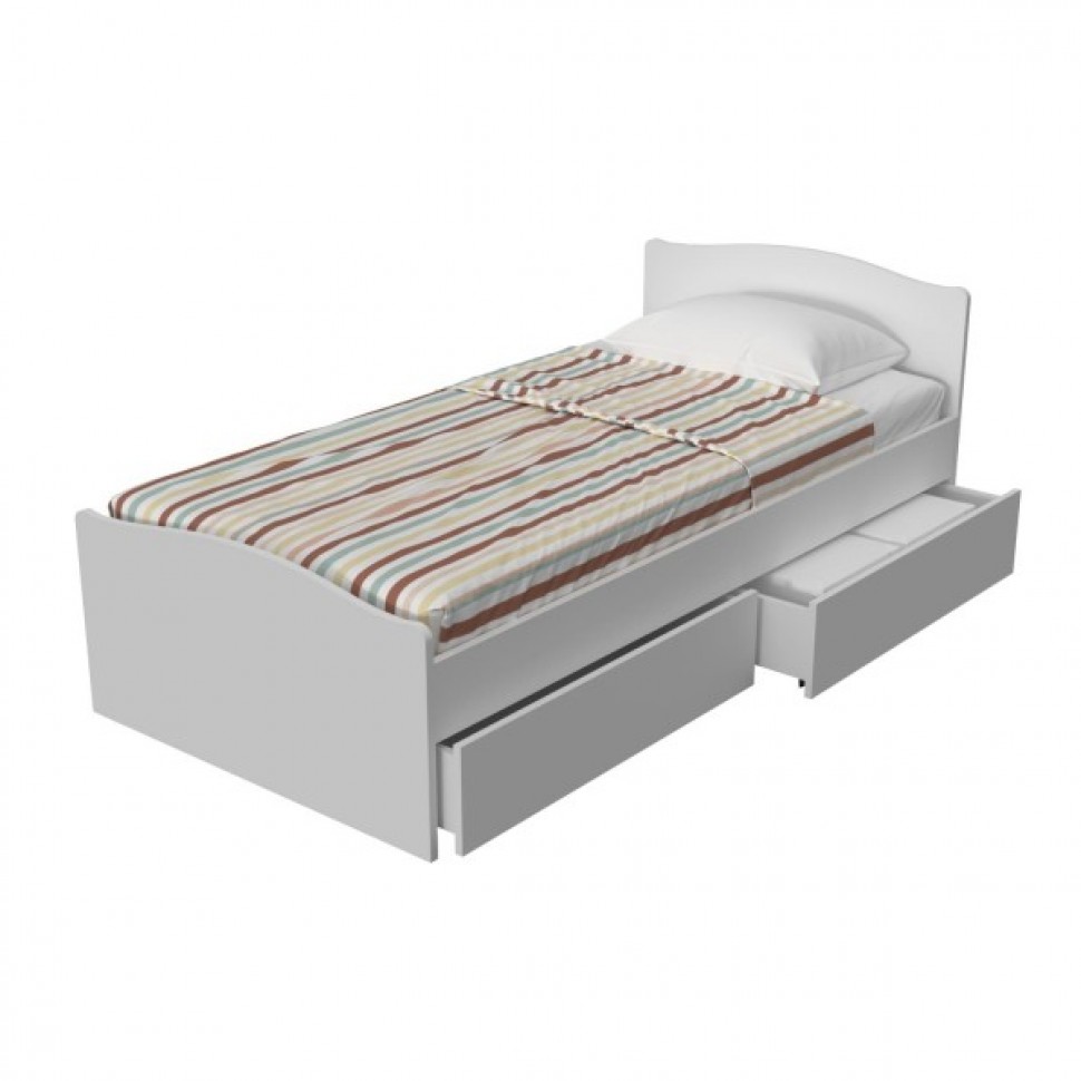 Κρεβάτι Παιδικό Smart για στρώμα 90x190cm/200x110cm με συρτάρια αποθήκευσης 01.00005 (Preview 3)