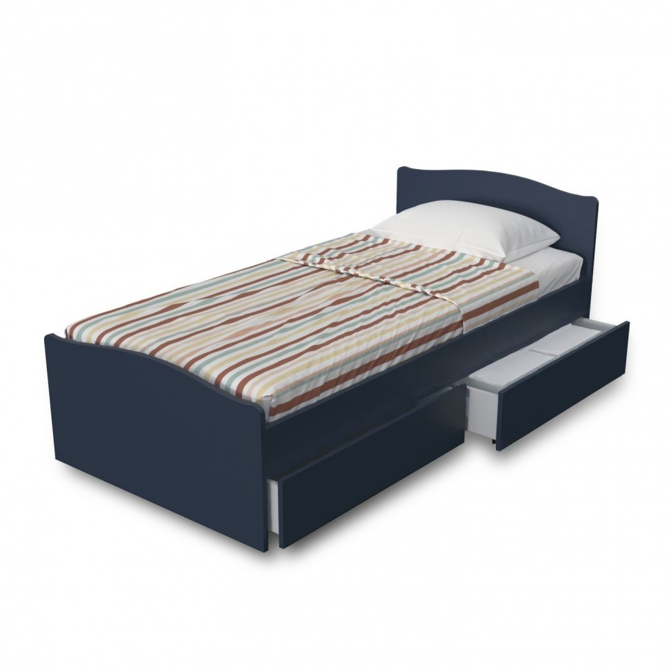 Κρεβάτι Παιδικό Smart για στρώμα 90x190cm/200x110cm με συρτάρια αποθήκευσης 01.00005 (Preview 1)