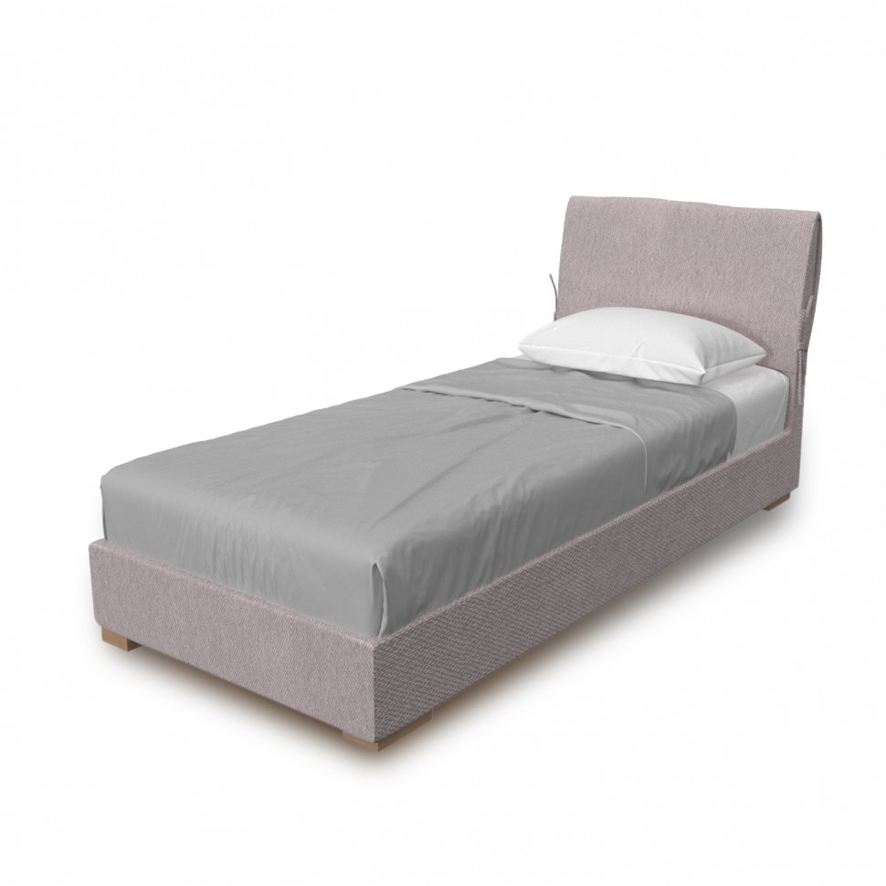 Κρεβάτι Παιδικό Υφασμάτινο Cute για στρώμα 200x90cm/200x110cm με αποθηκευτικό χώρο 01.00026 (Preview 2)