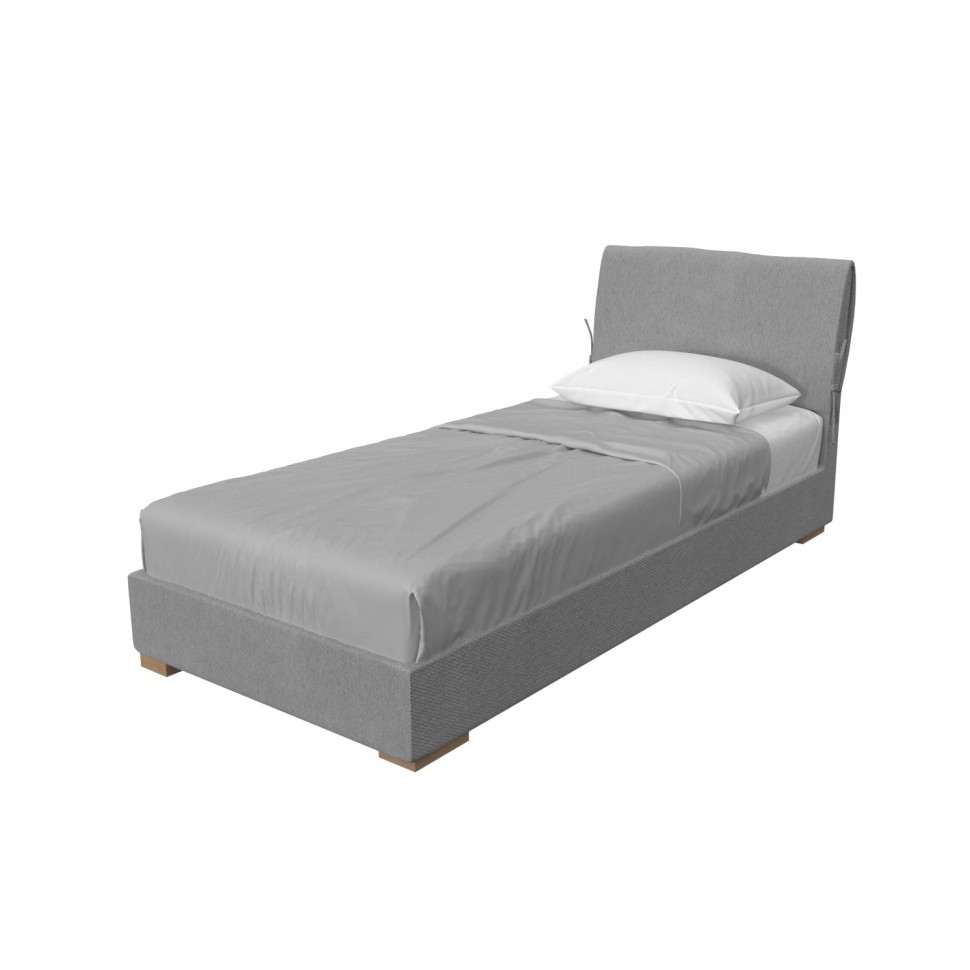 Κρεβάτι Παιδικό Υφασμάτινο Cute για στρώμα 200x90cm/200x110cm με αποθηκευτικό χώρο 01.00026 (Preview 3)