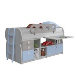 Κουκέτα Work N' Play για στρώμα 90x190cm με αποθηκευτικούς χώρους και γραφείο 02.00013 (Thumb 2)