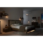 Μοντέρνο κρεβάτι ύπνου LETTO σε σκοτεινό χώρο και Led φωτισμό. (Thumb 17)