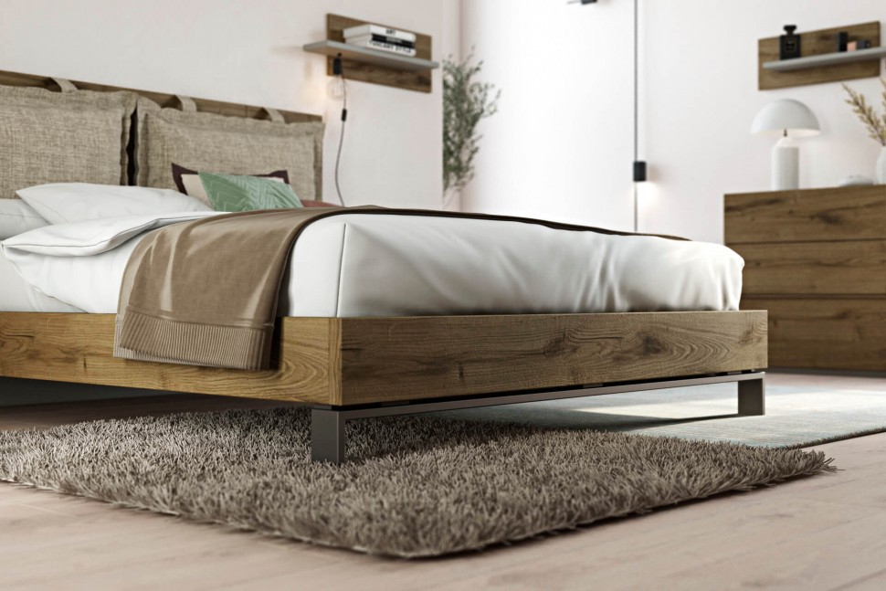 Λεπτομέρεια ποδαρικού κρεβατιού LETTO σε μοντέρνα σκανδιναβική αισθητική. (Preview 20)