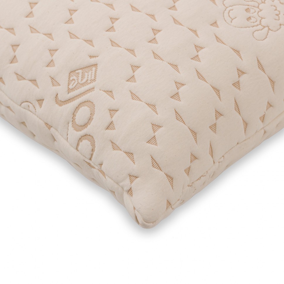 Μαξιλάρι Talalay Latex με κάλυμμα Wool Dimstel (Preview 2)