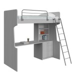 Κουκέτα Super Loft Με Βιβλιοθήκη και Γραφείο 02.00015 (Thumb 2)