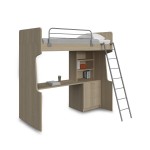 Κουκέτα Super Loft Με Βιβλιοθήκη και Γραφείο 02.00015 (Thumb 3)