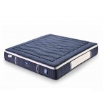 Στρώμα Star by Riva Bedding με navy μπλε καπιτονέ gel memory foam επιφάνεια, λευκή πλαϊνή φάσα και logo Riva. (Thumb 2)