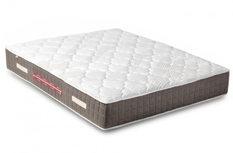 Ολόκληρο στρώμα με bonnell springs, memory foam και καπιτονέ κάλυμμα από ύφασμα με ανάγλυφο σχέδιο. (Preview 1)