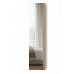 Καθαρή παρουσίαση καθρέφτη LETTO με λεπτό ξύλινο πλαίσιο σε λευκο φόντο υπνοδωματίου. (Thumb 1)