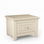 Κομοδίνο LETTO με συρτάρι σε φυσική απόχρωση, minimal design bedside table. (Thumb 1)