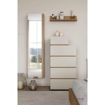 Loft συρταριέρα με καθρέφτη τοίχου και ράφια, στυλ Scandi. (Thumb 2)