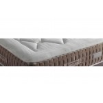 Στρώμα με επιφάνεια memory foam και περιμετρικό ύφασμα τύπου Jacquard σε μπεζ απόχρωση. (Thumb 3)