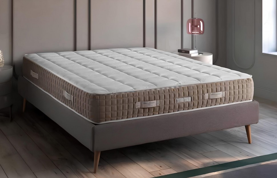 Ανατομικό στρώμα 26cm με latex, memory foam και ύφασμα Tencel®, ιδανικό για ξεκούραση και υγιεινή στήριξη σε σύγχρονη κρεβατοκάμαρα. (Preview 2)