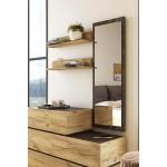 Συρταριέρα Loft με ράφια και καθρέφτη δίπλα σε παράθυρο με φυσικό φως. (Thumb 8)