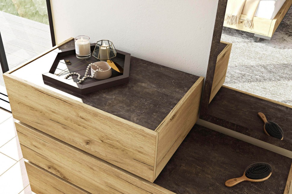 Άνω άποψη συρταριέρας Loft δίπλα σε παράθυρο με φυσικό φως. (Preview 9)