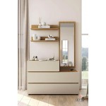Συρταριέρα Loft με ράφια και καθρέφτη δίπλα σε φωτεινό παράθυρο. (Thumb 10)