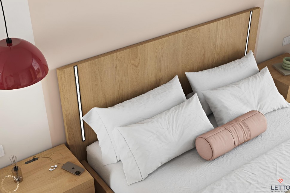Λεπτομέρεια κεφαλαριού κρεβατιού LETTO σε μοντέρνα σκανδιναβική αισθητική. (Preview 4)