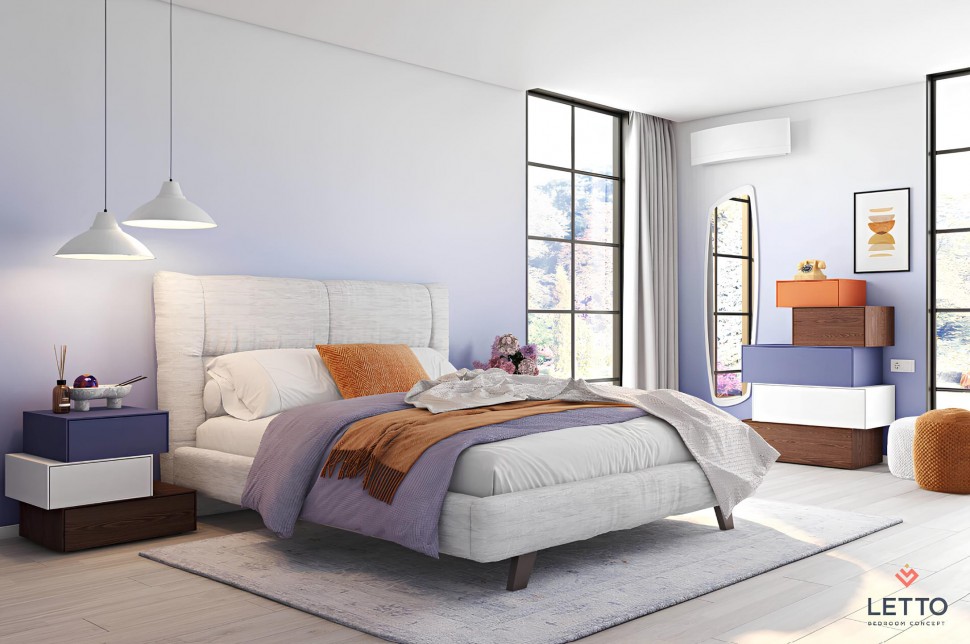 Λεπτομέρεια Luxx συρταριέρας με minimal διακόσμηση σε κρεβατοκάμαρα. (Preview 5)