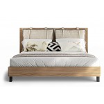 Minimal κρεβάτι Letto Notte με μαξιλάρια, σε λευκό φόντο. (Thumb 1)