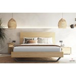 Minimal κρεβάτι Letto Notte χωρίς μαξιλάρια και μεταλλική βάση, σε μοντέρνο υπνοδωμάτιο. (Thumb 5)