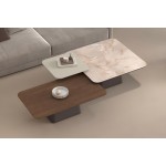 Modular τραπεζάκια σαλονιού με επιλογές διαφορετικών σχημάτων και υψών, σε γήινες αποχρώσεις. (Thumb 5)