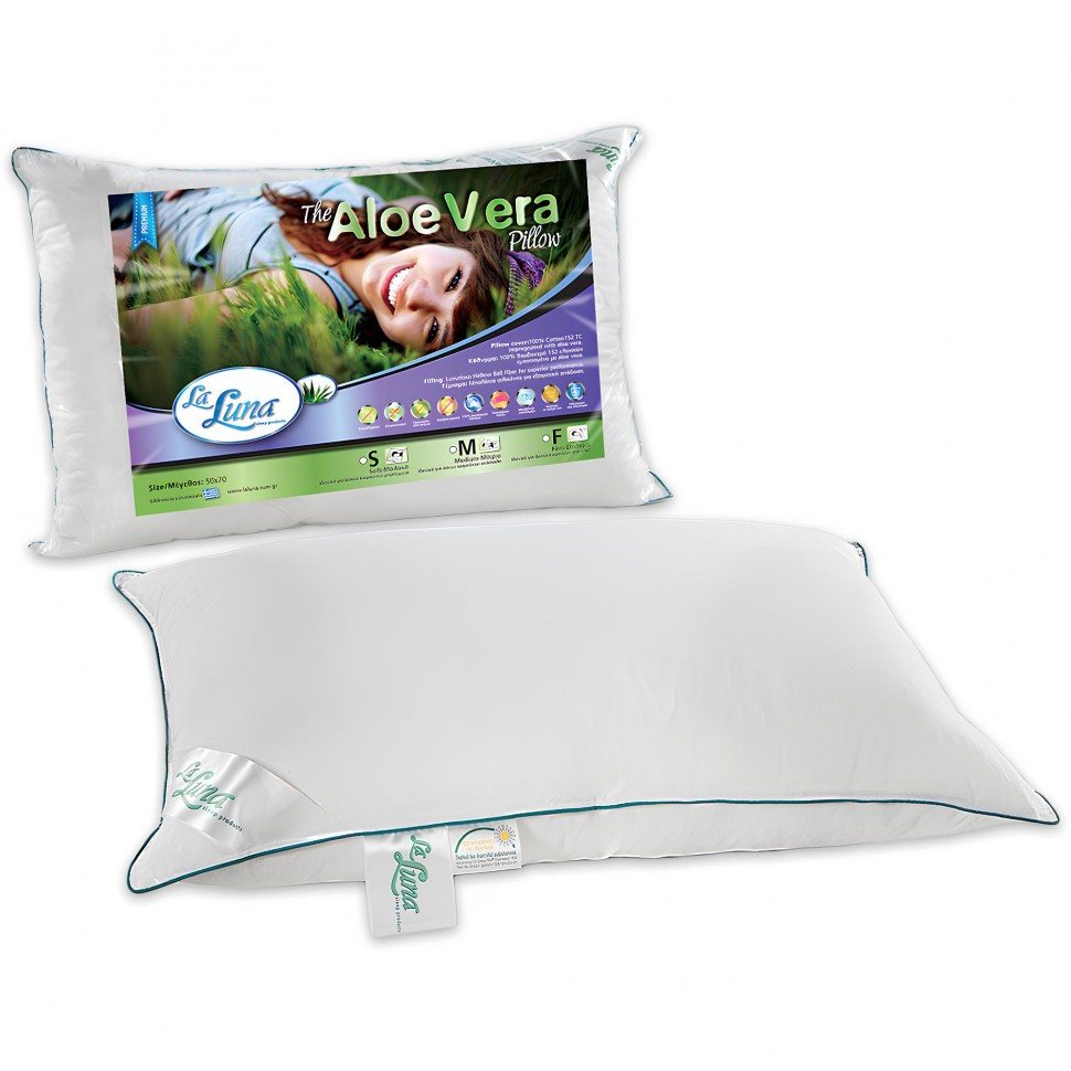 Μαξιλάρι La Luna Aloe Vera (50 x 70cm) Medium (Preview 3)