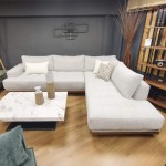 Μετωπική λήψη της lounge διάταξης του γωνιακού καναπέ με αναπαυτικά μαξιλάρια πλάτης. (Thumb 2)