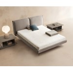 Στρώμα San Lorenzo White Bed σε μοντέρνα κρεβατοκάμαρα με μινιμαλιστικά κομοδίνα και design φωτισμό. (Thumb 2)