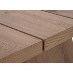 Μοντέρνο coffee table από φυσικό ξύλο δρυς με λοξές βάσεις και μίνιμαλ design – ιδανικό για σαλόνια σε σκανδιναβικό ή boho στυλ. (Thumb 3)