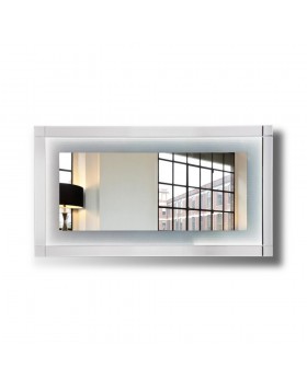 Γυάλινος Φωτιζόμενος Καθρέφτης J40 160 x 83hcm