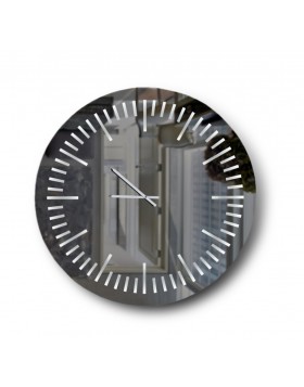 Γυάλινος Φωτιζόμενος Καθρέφτης Ρολόι N40 Φ104cm