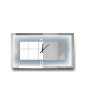 Γυάλινος Καθρέφτης Ρολόι Μ10 120x 80hcm