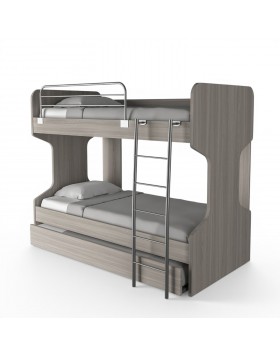 Κουκέτα Top για στρώμα 90x190cm με μηχανισμό συρόμενου κρεβατιού 02.00003