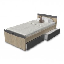 Κρεβάτι Παιδικό Magic για στρώμα 90x190cm/200x110cm με συρτάρια αποθήκευσης 01.00017