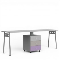Διπλό Γραφείο με Συρταριέρα 200x60x73,5cm 05.00014