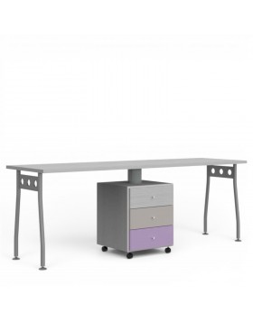 Διπλό Γραφείο με Συρταριέρα 200x60x73,5cm 05.00014